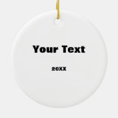 Hip Hop Dance Girls Text Design Ornament (Hinten)