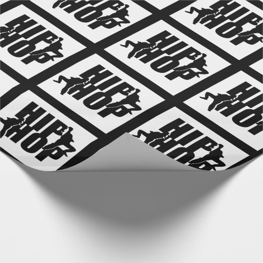 Hip Hop Dance Girls Text Design Wrap 1 Geschenkpapier (Ecke)