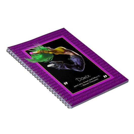 Hip Hop Dance Notebook Notizblock (Rechte Seite)