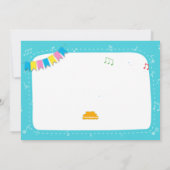 Hip Hop Dance Party Einladung (Rückseite)