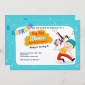 Hip Hop Dance Party Einladung (Vorne/Hinten)