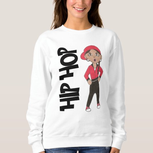 HIP HOP Dancer Girl Hiphop Jazz Tanzlehrer Geschen Sweatshirt (Vorderseite)