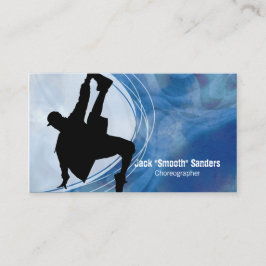 Hip Hop Dancer Grunge Choreograf Business Card Visitenkarte