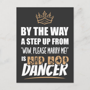 Hip Hop Dancer ist das Ultimate in Appeal. Fun Gif Postkarte