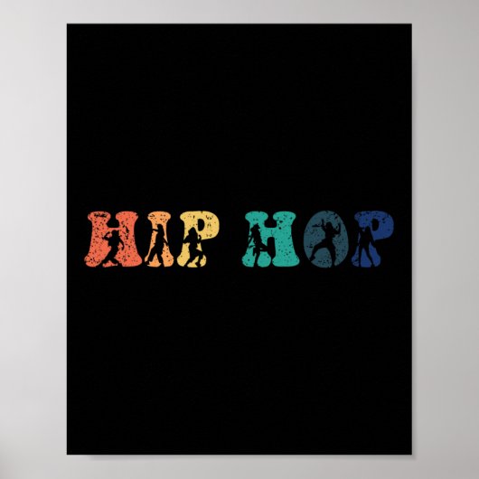 Hip Hop Dancing Breakdance Break-dance Breakdanc Poster (Vorne)