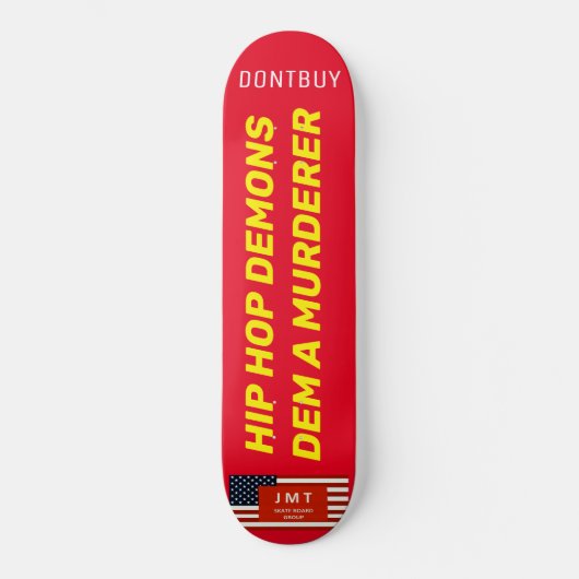 HIP HOP DEMONS Skateboard (Vorderseite)