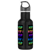 HIP HOP EDELSTAHLFLASCHE (Rückseite)