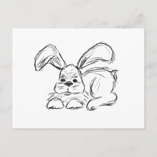 Hip Hop, ein Hasen Postkarte (Vorderseite)