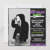 Hip Hop Einladungen zum Geburtstag (Vorderseite)