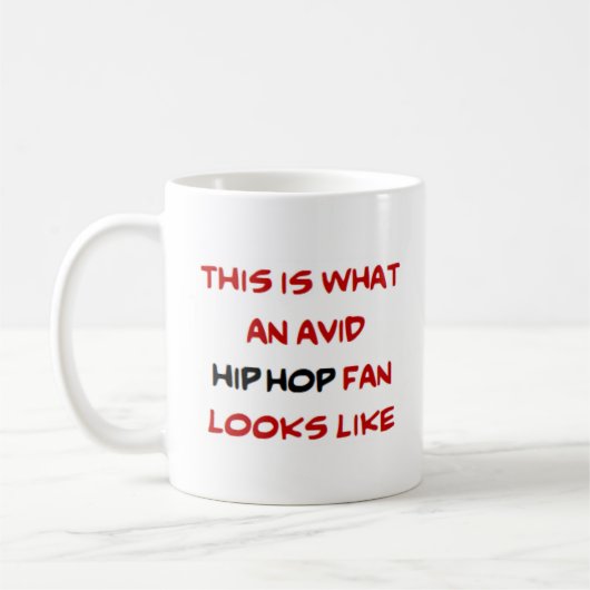Hip Hop-Fan, avid Kaffeetasse (Links)