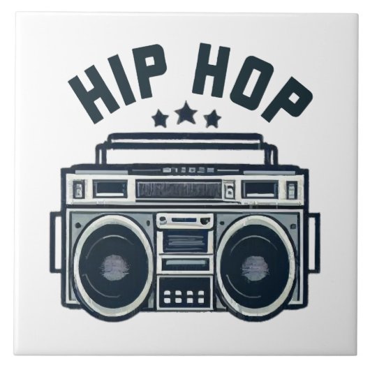 Hip Hop Fliese (Vorderseite)