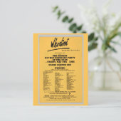 Hip Hop Flyer Postkarte (Stehend Vorderseite)