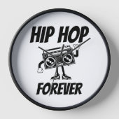 Hip Hop Forever Wall Uhr (Vorderseite)