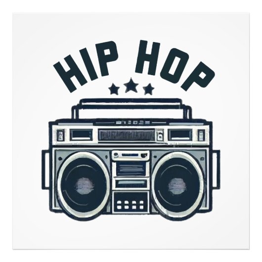 Hip Hop Fotodruck (Vorne)