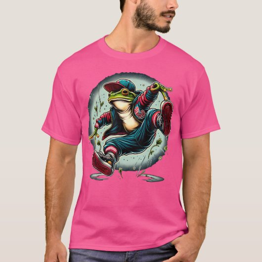 Hip Hop Frog Dancer T-Shirt (Vorderseite)