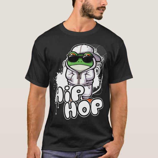 Hip Hop Frog T-Shirt (Vorderseite)