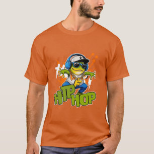 Hip Hop Frosch Froggy Mädchen T-Shirt