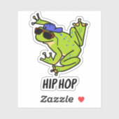 Hip Hop Funny Hopping Frog Puff Aufkleber (Blatt)