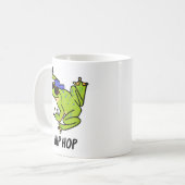 Hip Hop Funny Hopping Frog Puff Kaffeetasse (Vorderseite Links)
