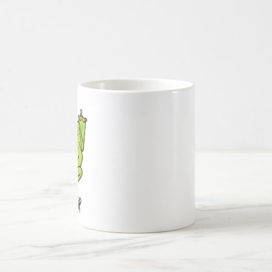 Hip Hop Funny Hopping Frog Puff Kaffeetasse (Mittel)
