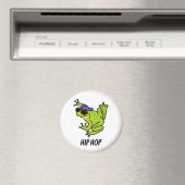 Hip Hop Funny Hopping Frog Puff Magnet (In Situ (Geschirrspüler))