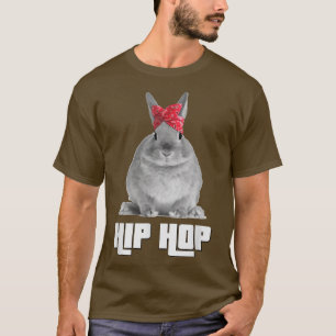 Hip Hop Gangsta Bunny Rabbit Ostern T mit Red Ba T-Shirt