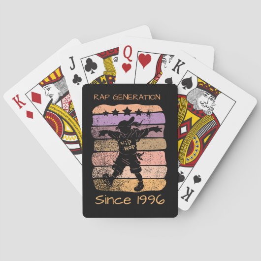 Hip Hop Generation 1996 Retro Playing Cards Spielkarten (Rückseite)
