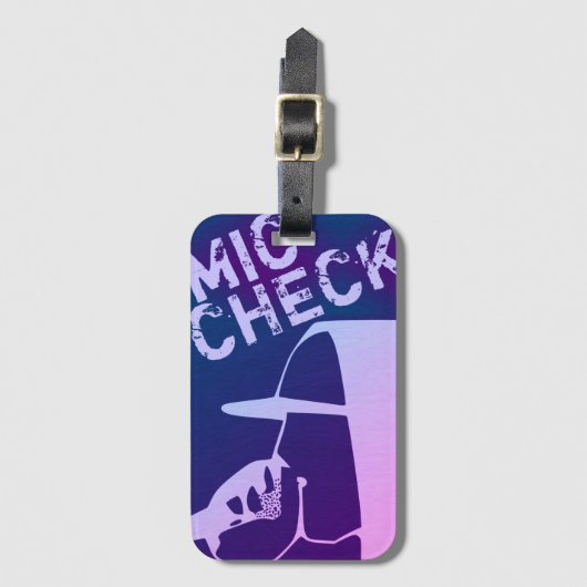 HIP HOP GEPÄCKANHÄNGER (Vorderseite Vertikal)