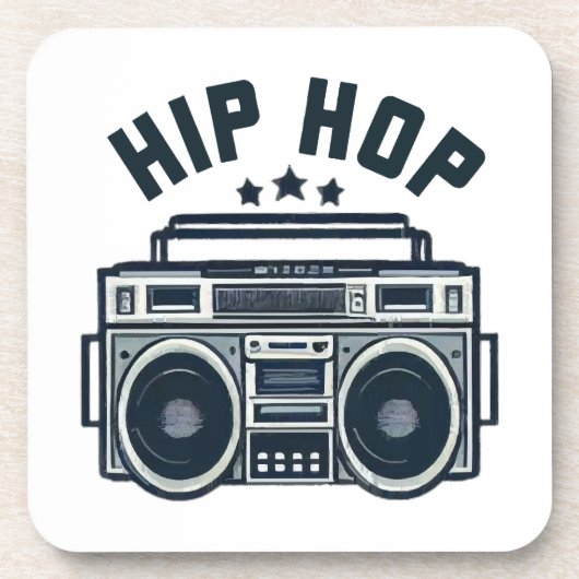 Hip Hop Getränkeuntersetzer (Vorderseite)