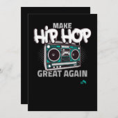 Hip Hop Gift Make Hip Feiertagskarte (Vorne/Hinten)