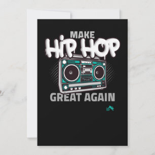 Hip Hop Gift Make Hip Feiertagskarte