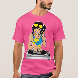 Hip Hop Girl Inspiration Dj T-Shirt