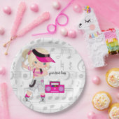 Hip Hop Girl Pappteller (Party)