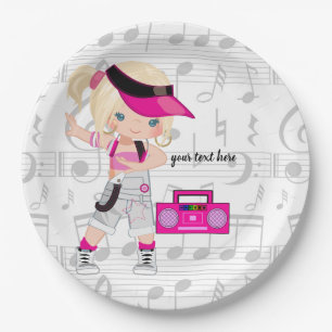 Hip Hop Girl Pappteller