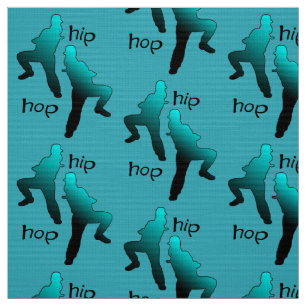 Hip Hop Girl Türkis Stoff
