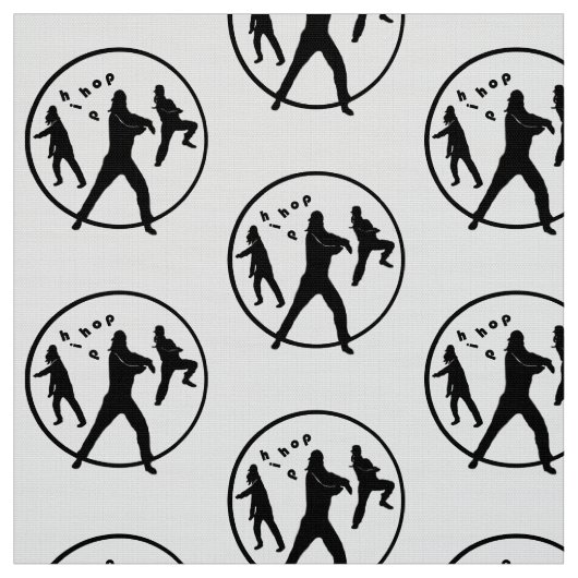 Hip Hop Girls Stoff (Muster)