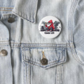 Hip Hop Gnome Illustration - Gnome Life Button (Beispiel)