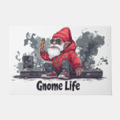 Hip Hop Gnome Illustration - Gnome Life Fußmatte (Vorderseite)