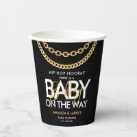 Hip Hop Gold Chain Baby Dusche