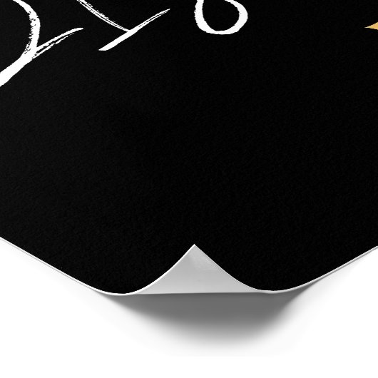 Hip Hop Gold Kuban Link Kette Begrüßung Sign Poste Poster (Ecke)