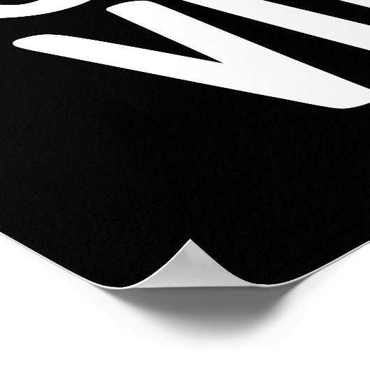 Hip Hop & Good Vibes Wall Art Poster (Ecke)