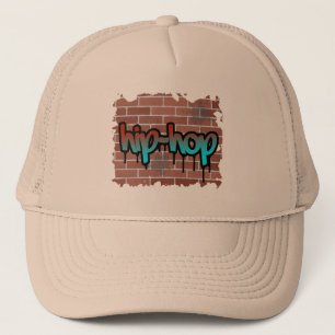 Hip Hop Graffiti-Design Truckerkappe