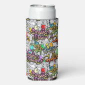 Hip Hop Graffiti individuelle Name Selters Dosenkühler (Seltzer Rückseite)
