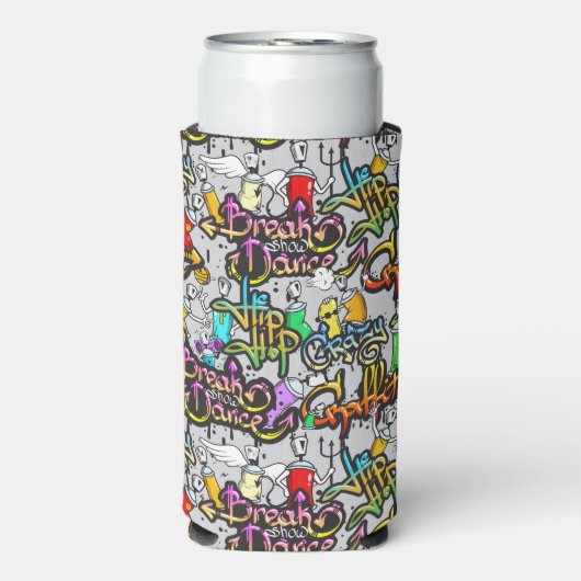 Hip Hop Graffiti individuelle Name Selters Dosenkühler (Seltzer Vorderseite)
