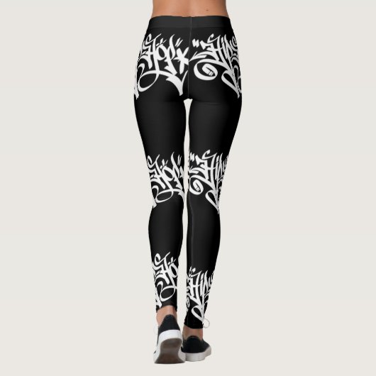 Hip Hop Graffiti Leggings (Rückseite)