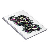 Hip Hop Graffiti Letters Notebook Notizblock (Rechte Seite)