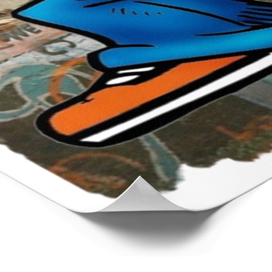 Hip Hop Graffiti Poster (Ecke)