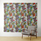 Hip Hop Graffiti Tapisserien Wandteppich (Beispiel (Horizontal))