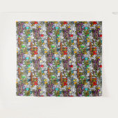 Hip Hop Graffiti Tapisserien Wandteppich (Vorderseite (Horizontal))