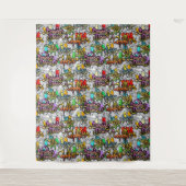 Hip Hop Graffiti Tapisserien Wandteppich (Vorderseite)